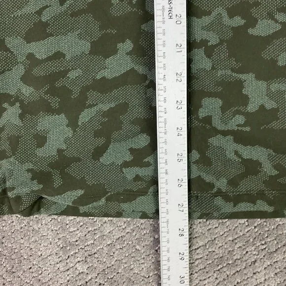Lululemon Surge Warm Full Zip Jacquard Jacket Hoodie Men's Medium Camo Green Gym - Picture 10 of 10